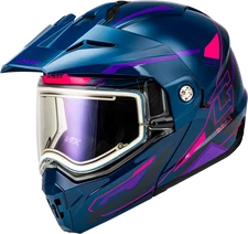 GMAX MD-74S Spectre Modular Helmet w/Electric Shield Blue/Pink/Purple XXL