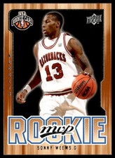 2008-09 Upper Deck MVP Sonny Weems Rookie Denver Nuggets #233