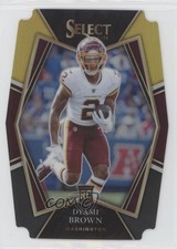 2021 Panini Select Premier Level Black & Gold Prizm Die-Cut Dyami Brown #167 3d7
