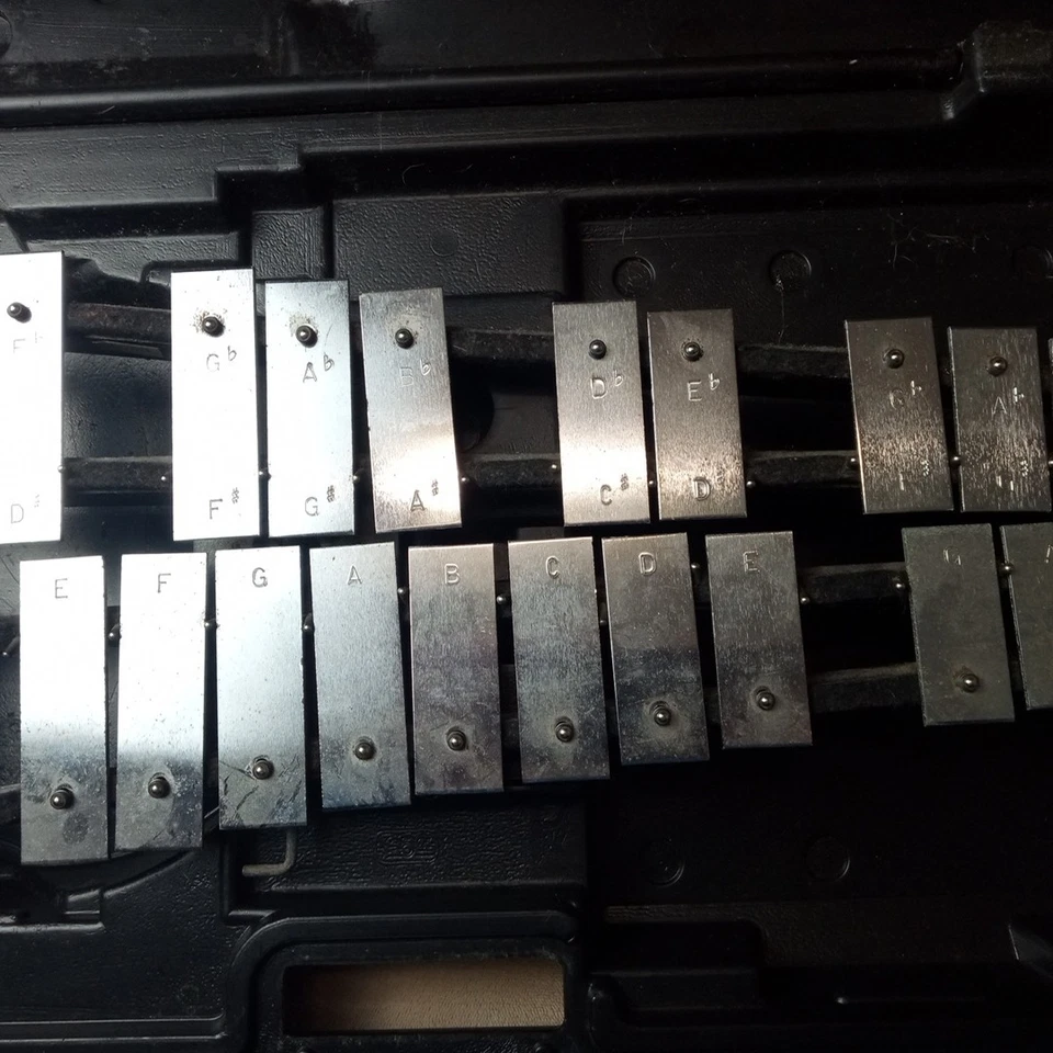 DE COLECCIÓN MUSSER 30 LLAVES XILÓFONO ESTUDIANTE CON O SIN estuche - 26 llaves para piezas Foto 4 de 4