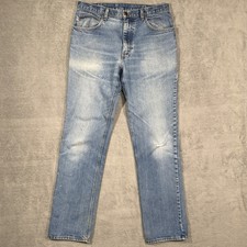 All American Clothing Co Jeans Men 35x34 Straight Fit Made USA Distressed Grunge