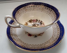 Royal Grafton Vintage Fine Bone China Tea Cup & Saucer Set England 1957 Rare!