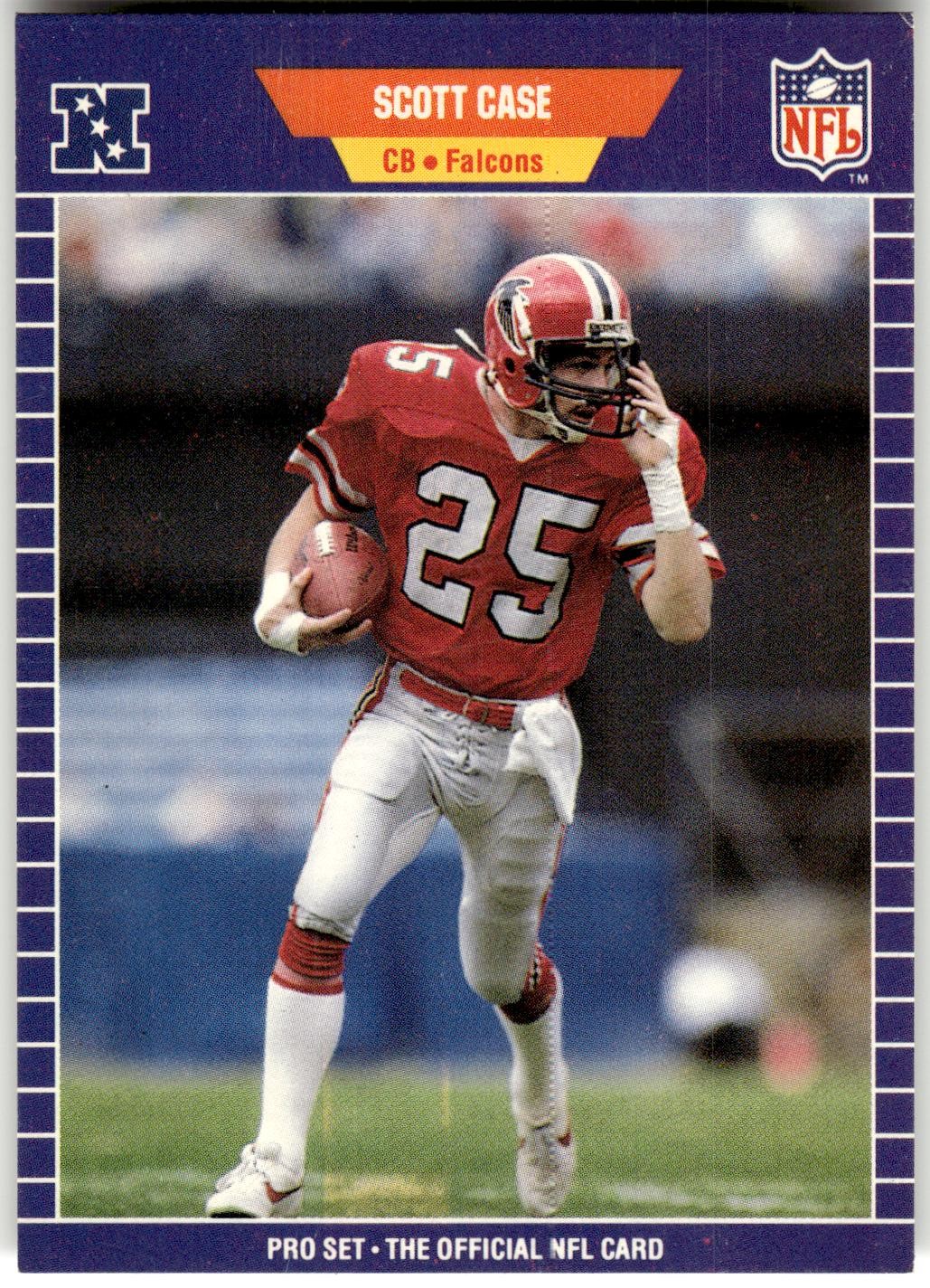 1989 Pro Set #5 Scott Case Atlanta Falcons Rookie NFL Football