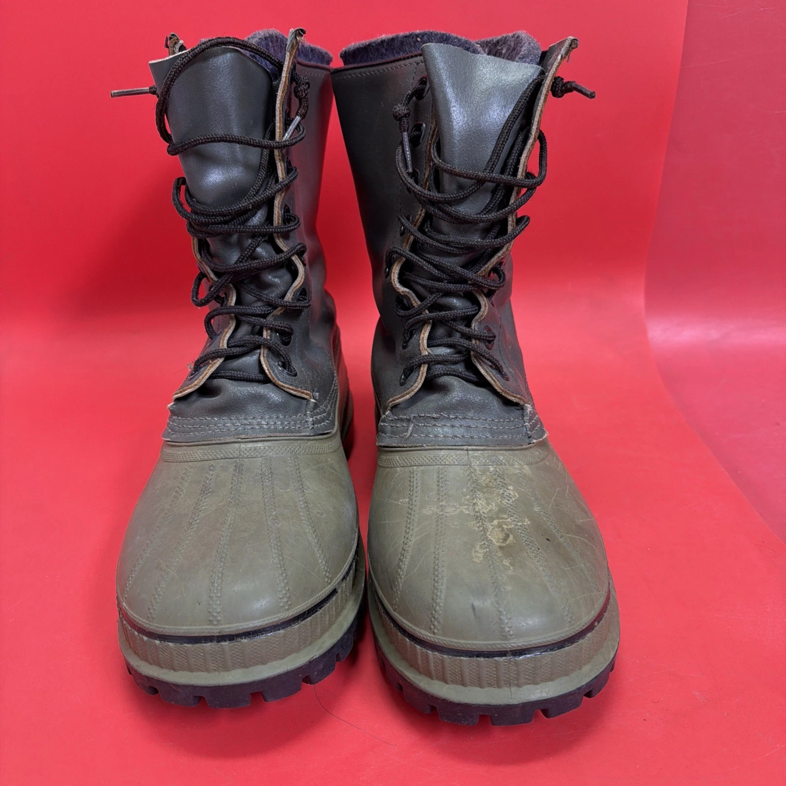 Sorel Superior Kaufman K Mens Size 10 Snow Winter Lined Boots Made In Canada