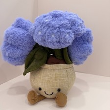 JELLYCAT Amuscable Hydrangea Plush Fluffy Doll Kids Toy Fun Gift Dust Bag 8.2in