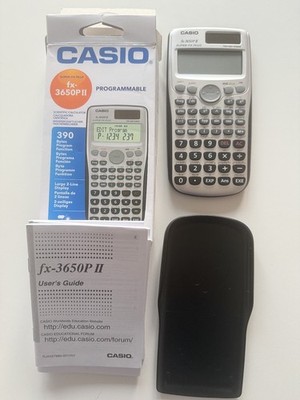 Casio FX-3650P II Super Fx Plus programmierbarer wissenschaftlicher Taschenrechner