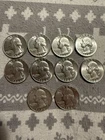 1964 Washington Quarters 90% Silver High Grade Uncirculated See photos Lot of 10