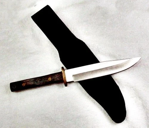 CUCHILLO ESPAÑOL MUELA MAGNUM BOWIE HOJA CAZA/SUPERVIVENCIA/COMBATE CON FUNDA PERSONALIZADA Foto 2 de 4