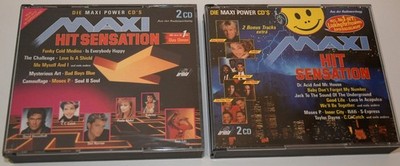RARE 2x 2CD VA 12'' VERSIONS *1989* MAXI Hit Sensation Acid New Wave 80er  selten