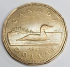 1987 Canada 1 One Dollar - Circulated Canadian World Coin - Loonie