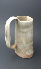  Tankard Drinking Horn Mug Beer Stein Nordic Ale Mead Feast ware 7in