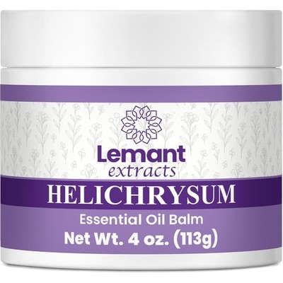 Lemant Extracts Helichrysum Balm (4 oz)   Triple Strength 4 Ounce