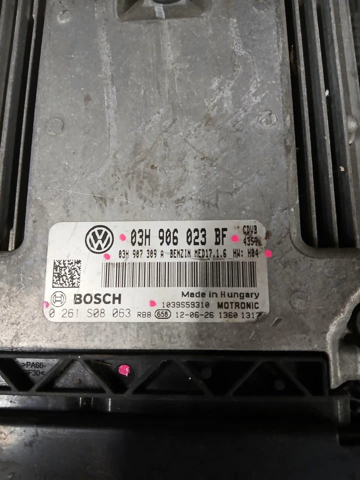 Módulo de control del motor VW Volkswagen Passat CC 2013 3,6 L ECM ECU 03H906023BF Foto 2 de 4
