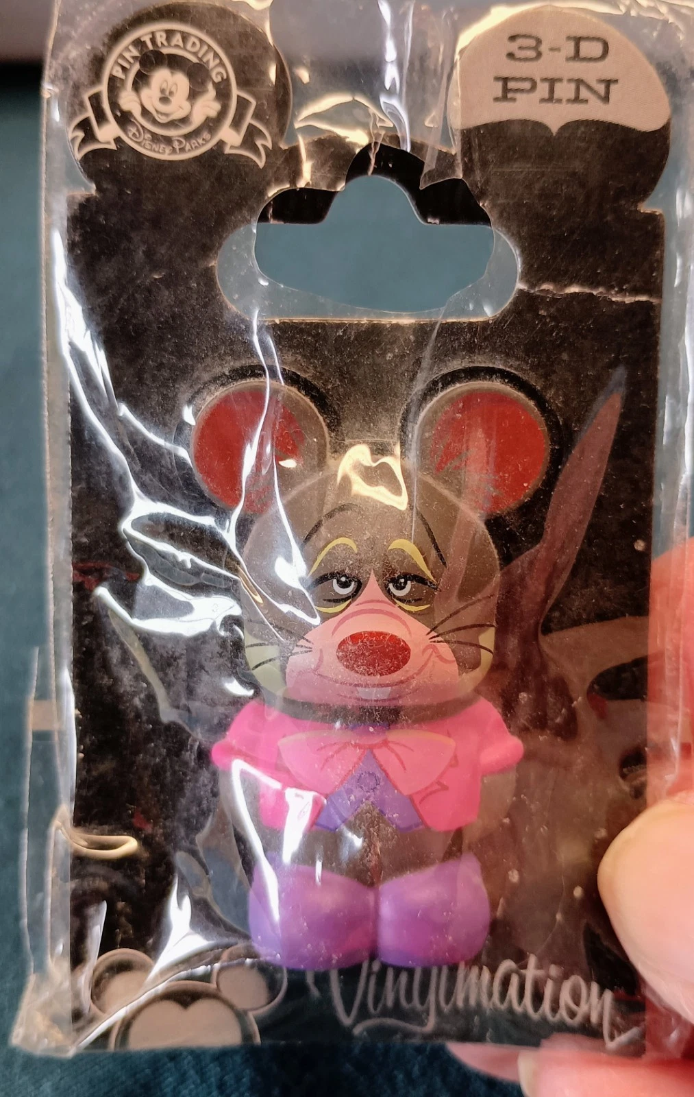 Disney Parks Trading Pin Alice in Wonderland Drunken Dormouse 3-D Vinylmation