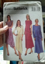 Butterick 4064 Easy Top & Skirt 14-18 Sewing Pattern UNCUT