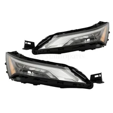 Headlights For 2021-2023 Nissan Rogue Halogen W/LED DRL Headlamp Pair Left Right