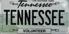 Tennessee License Plate Novelty Fridge Magnet