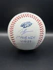 Taj Bradley Signed Auto Rays 25th Anniversary Baseball Beckett 1st Win Twins
