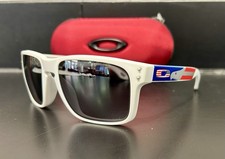 Oakley Custom Holbrook White American Eagle Prizm Black Sunglasses