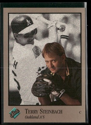 Terry Steinbach 1992 Studio #229 Oakland Athletics