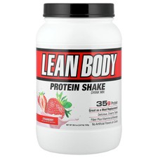 Lean Body®, Protein Shake Drink Mix, Strawberry, 2.47 lb (1,120 g) 16.36 per gallon