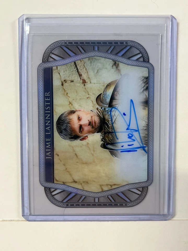 Game of Thrones Jamie Lannister Clear NIKOLAJ COSTER-WALDAU Dragonglass Auto /22 - Image 3 of 3