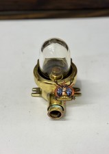 Ancienne lampe cloison bateau de sauvetage en laiton authentique plafonnier/m...