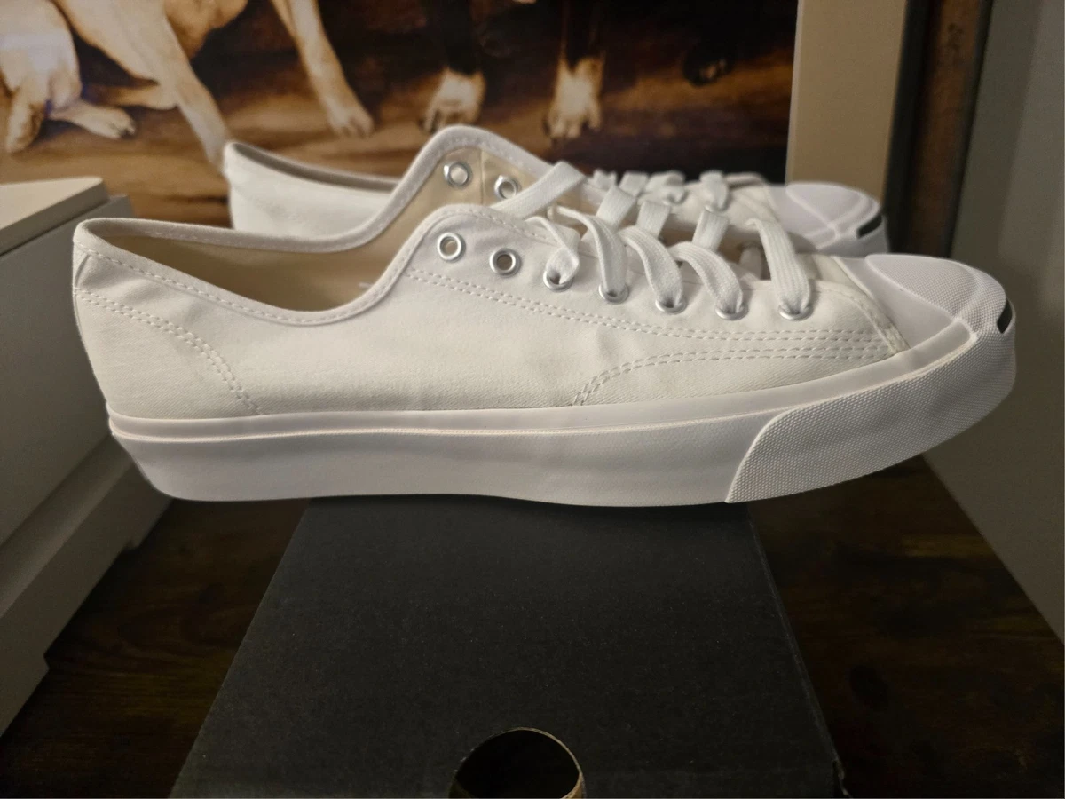 Converse Jack Purcell klassische Sneaker "weiß" 164057C Schuhe Herren Gr. 10,5 NEU