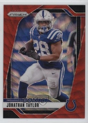 2024 Panini Prizm Red Wave Prizm 29/149 Jonathan Taylor #121 10zi