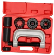 Ball Joint Removal Tool Kit,10PC Ball Joint Press Kit for Most 2WD 4WD Cars Red