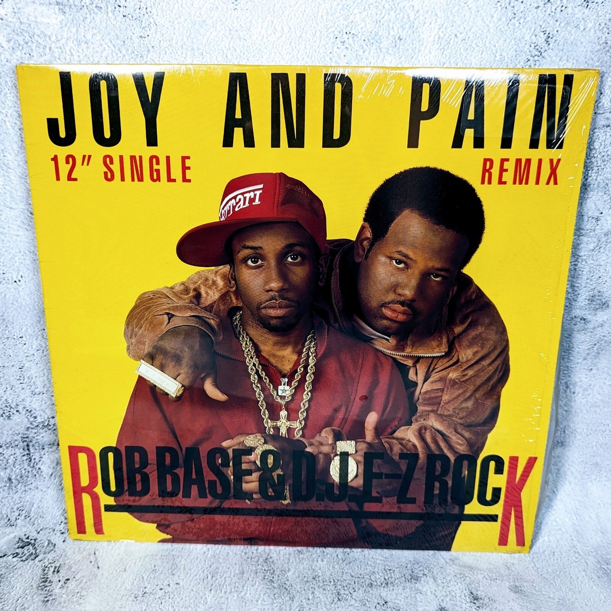 ROB BASE & D.J. E-Z ROCK 12 INCH LP JOY AND PAIN AND GET IN