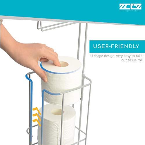 zccz Toilet Paper Holder Stand Tissue Holder for Bathroom
