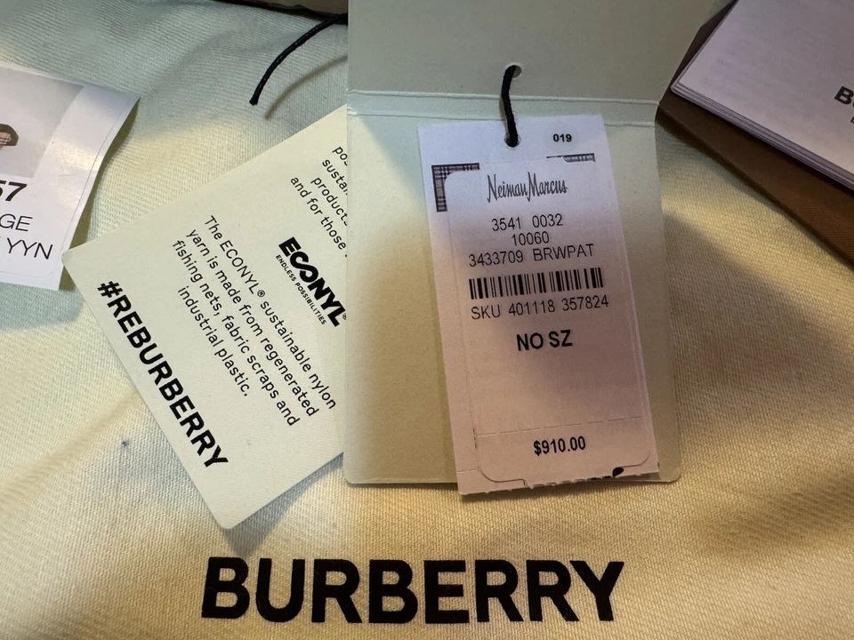 Bolsa de cinto BURBERRY ‘Sonny’ média xadrez vintage - Imagem 2 de 4