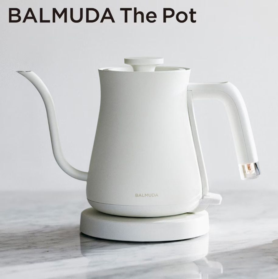 Balmuda Electric Kettle BALMUDA The Pot K02A-WH (White) from Japan - New