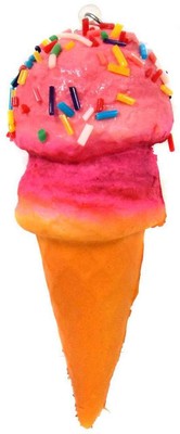 Squizzy Kawaii Squishies Eistüte mit Streuseln Schlüsselanhänger [zufällige Farben]