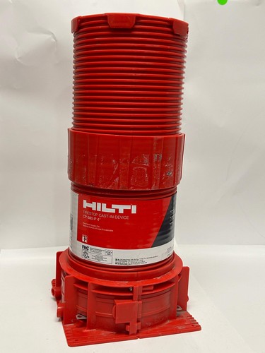 Hilti CP 680-P 4" Einguss Brandschutzgerät mit Verlängerungsrohr 14 Zoll hoch - Bild 1 von 4