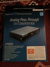 NOB Digital Stream DTX9950 Analog Pass-Thru DTV Converter Box OPEN BOX
