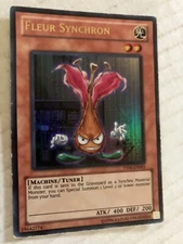 fleur synchron unlimited foil MP yu-gi-oh gaming card cscan