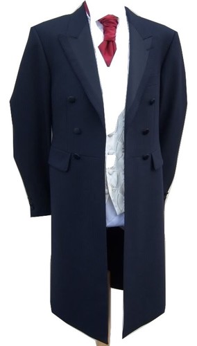 FROCKCOAT FROCK COAT NAVY WEDDING MENS 