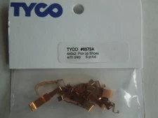 6 Pair NOS Tyco 440X-2  Slot Car Pickup Shoes ~ free USA shipping
