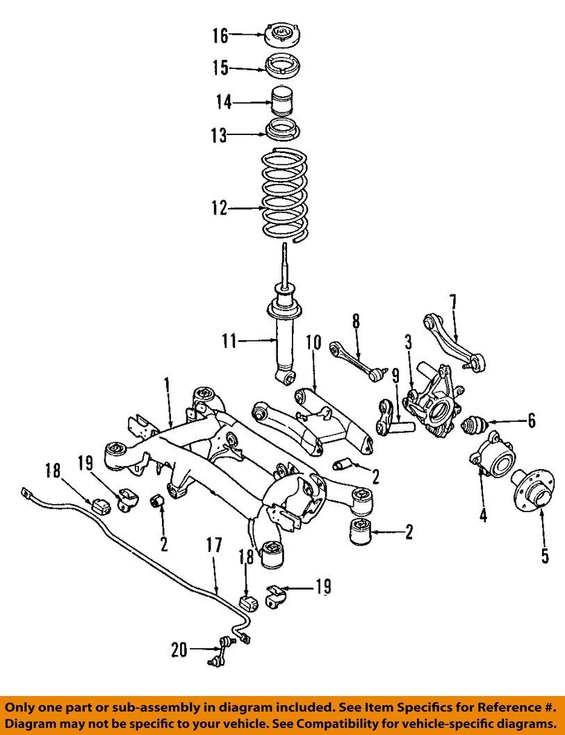 BMW OEM 0813 M3 Rear SuspensionBushings 33312283019 eBay