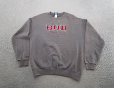 Vintage Y2K Jansport Bud Light Beer Embroidered Sweatshirt Mens Size M Read