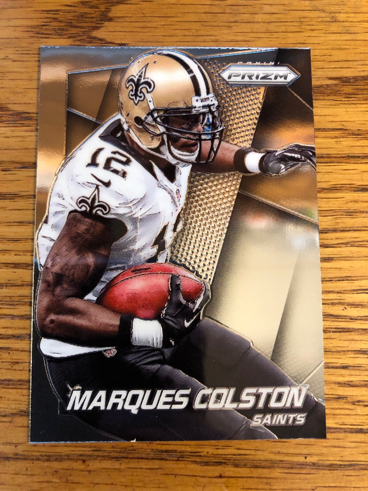Marques Colston 2014 Panini Prizm Saints Card #196  *1556*