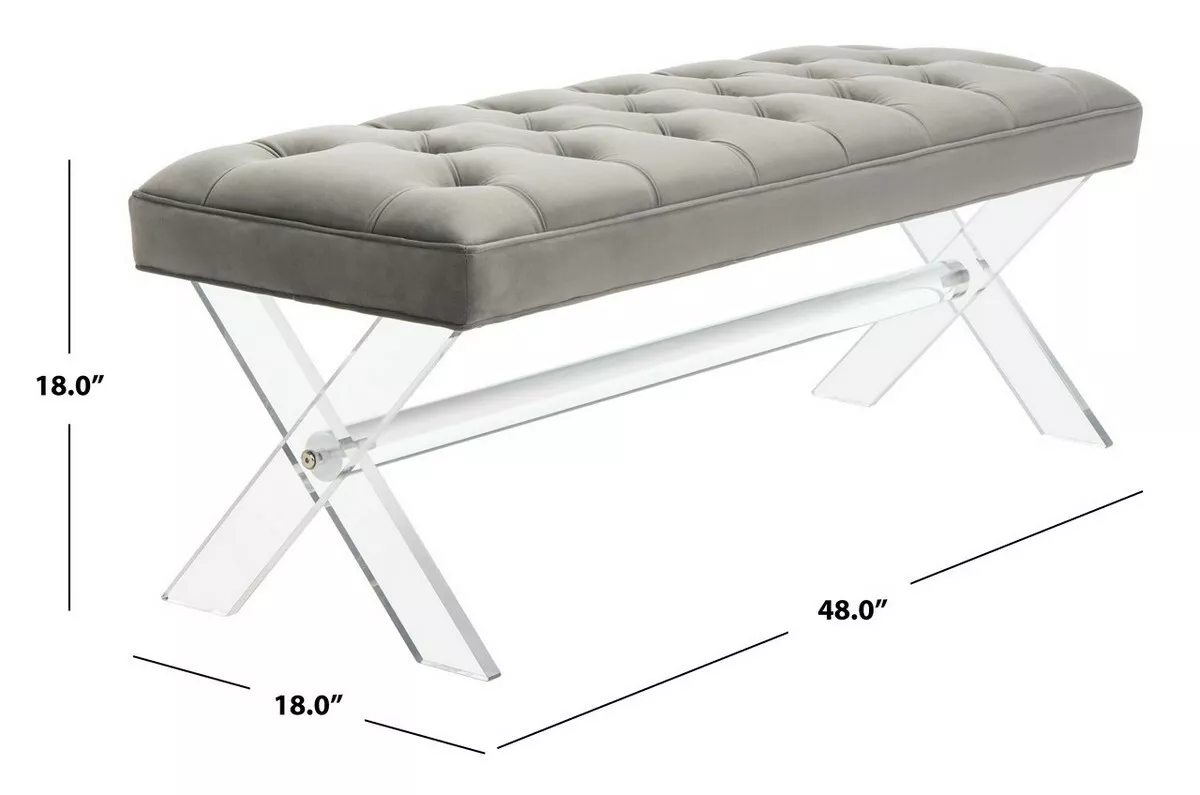 Safavieh cheap acrylic bench