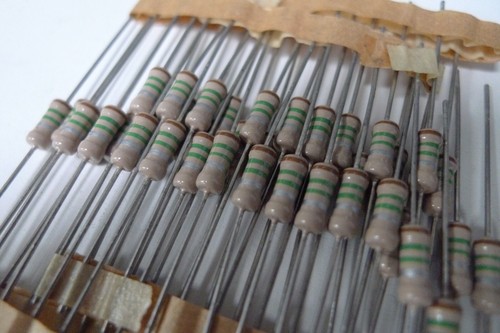 Resistor Metal Film Philips 5% X5 Off Original Vintage Resistors Drop Down Menu - Picture 580 of 657