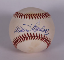 Willard Marshall New York Giants Autographed Signed Baseball AMCo COA 10622