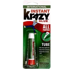 3pk Krazy Glue Instant strong Super Glue crazy fast Tube All Purpose 0.07oz new 