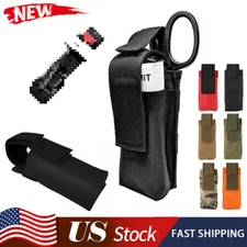 Military First Aid Kit Tourniquet Holster Tactical Medical Scissors Holder Pouch