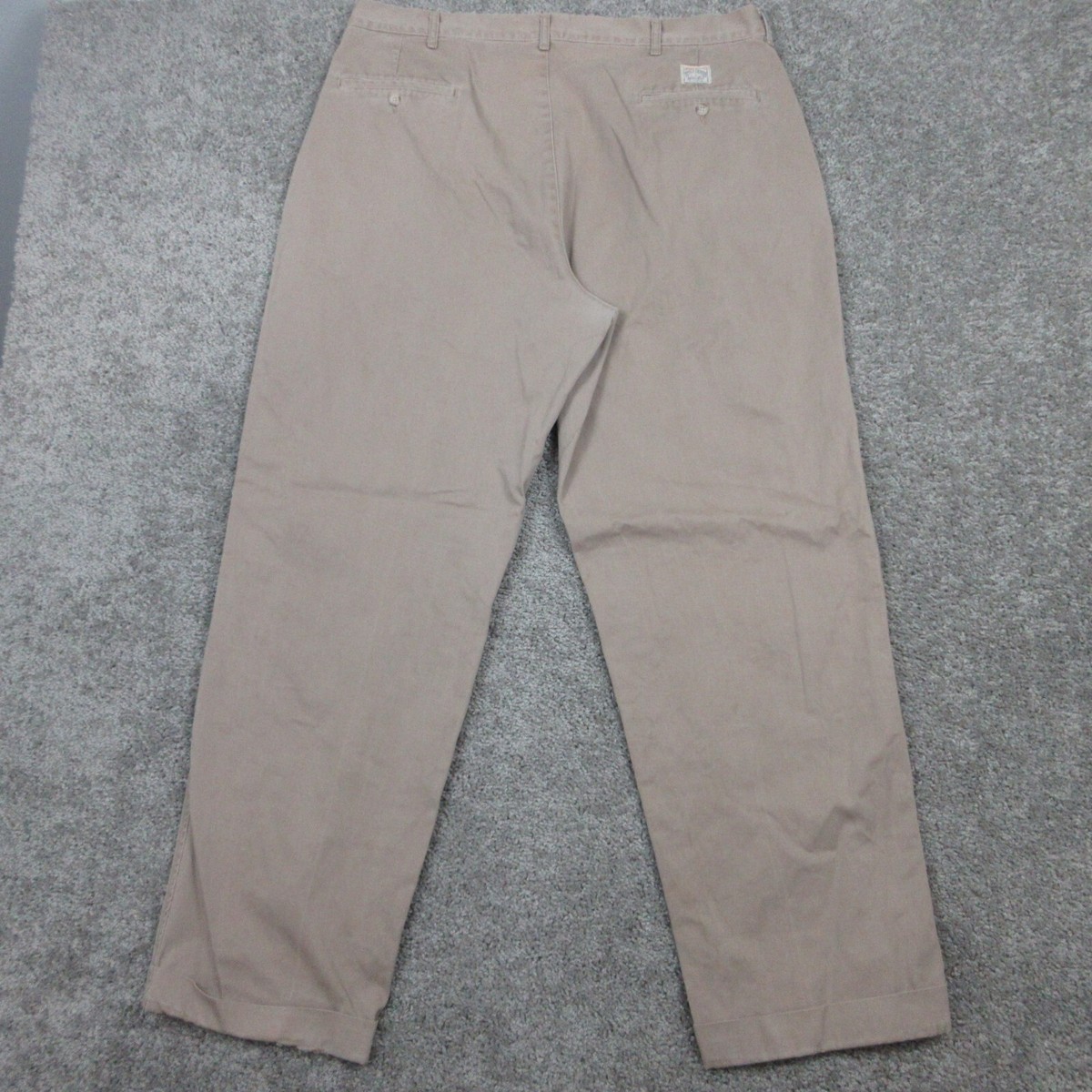 Vintage Polo Ralph Lauren Pants Mens 37x31 (Tag 38x36) Beige