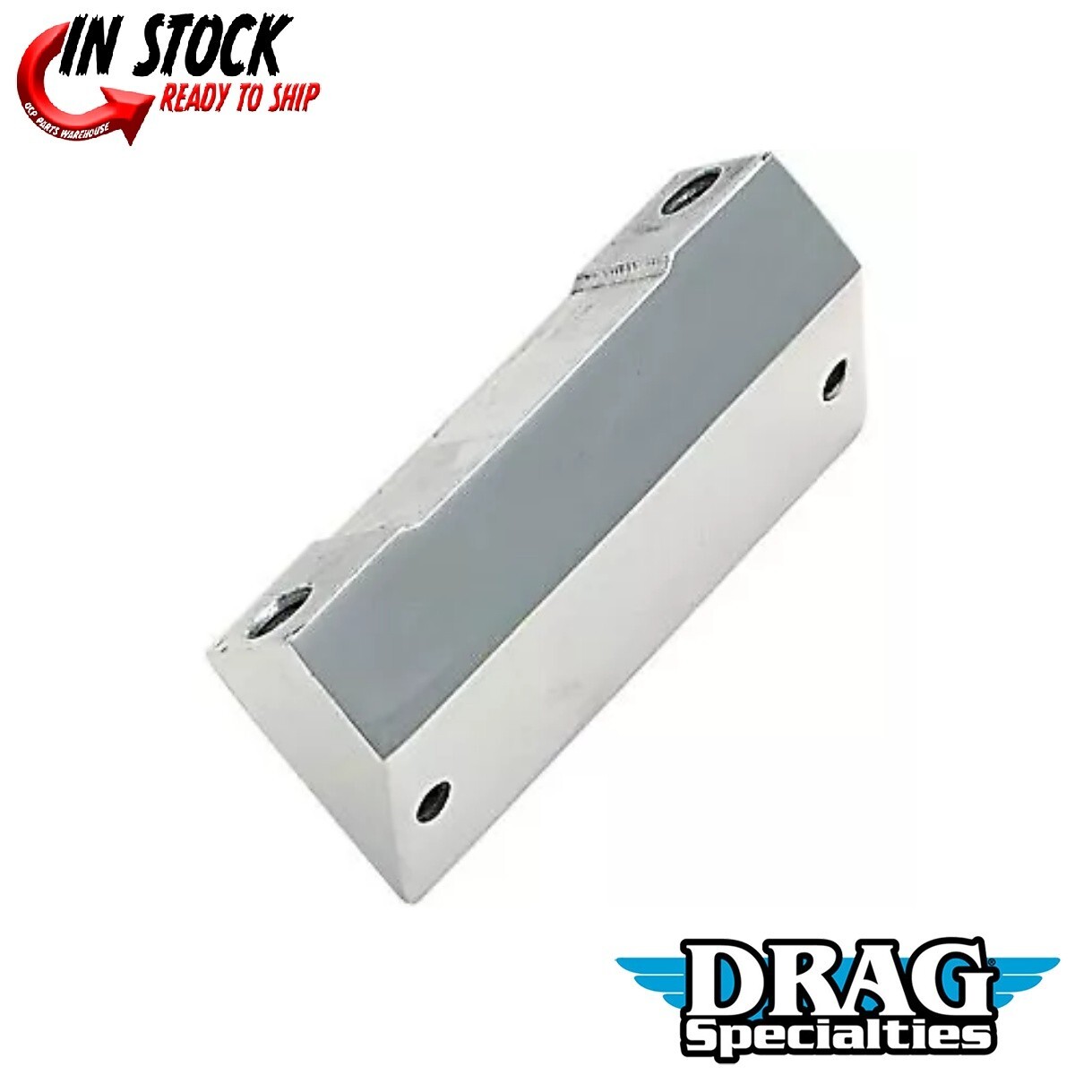 Drag Specialties DS-720018 Chrome Custom Regulator Mount for